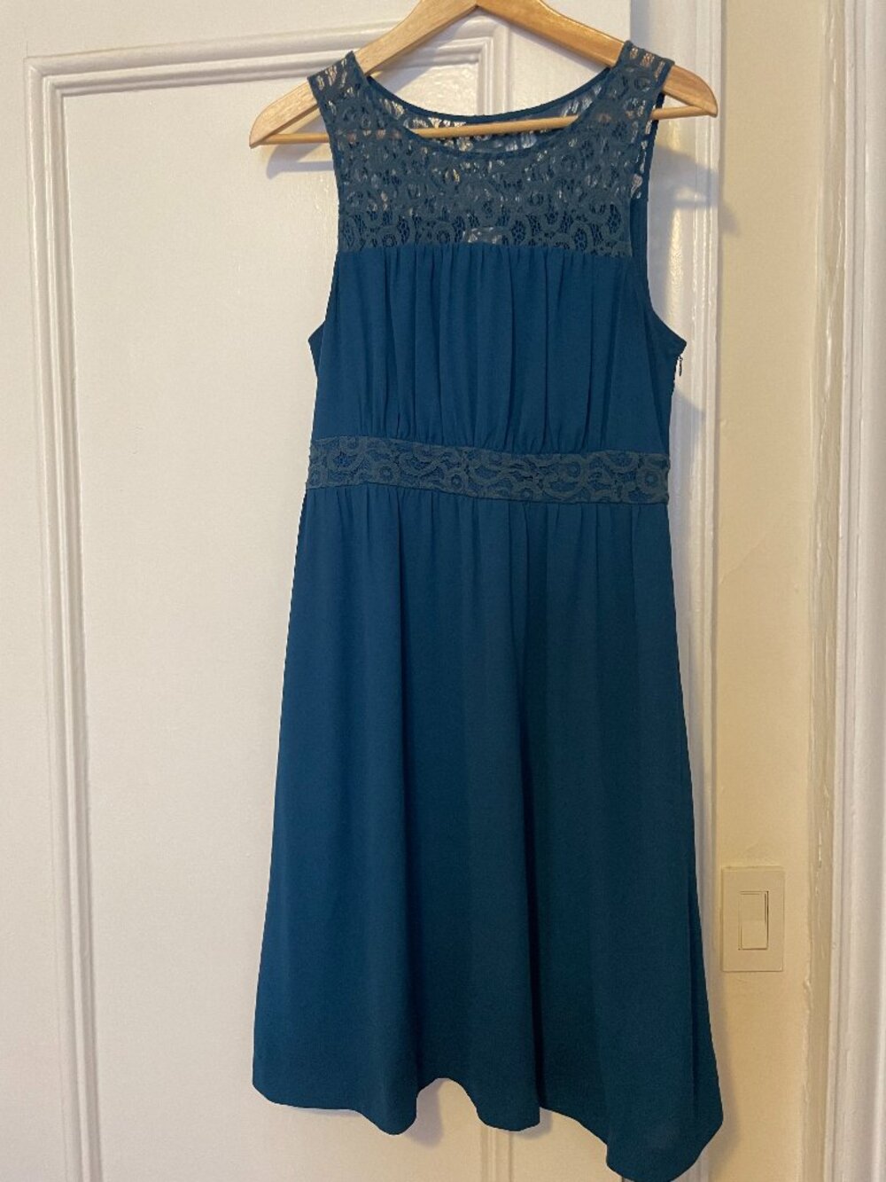 Anthropologie Teal Dress, Sz 8